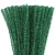 Pack Of 100 – Green Pipe Cleaner Velvet Sticks