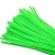 Pack Of 100 – Light Green Pipe Cleaner Velvet Sticks