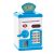 Smart electronic password ATM Piggy Bank toys with fingerprint lock and light