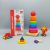 Wooden-Learning Rainbow Tower